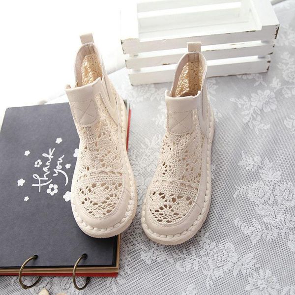 sandals mesh boots female 2021 spring and summer style hollow short high top, Black
sandals mesh boots female 2021 spring and summer style hollow short high top, Black