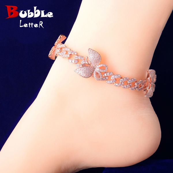 10mm pink butterfly miami cuban link anklets bling women feet link jewelry aaaa zircon hip hop chain 210423, Red;blue
10mm pink butterfly miami cuban link anklets bling women feet link jewelry aaaa zircon hip hop chain 210423, Red;blue