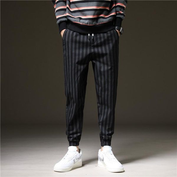 men's pants icpans striped harem men jogger casual elastic waist korea style stretch pencil mens clothing 52.8% cotton jvqu, Black
men's pants icpans striped harem men jogger casual elastic waist korea style stretch pencil mens clothing 52.8% cotton jvqu, Black