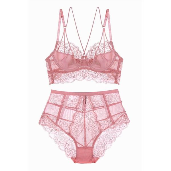 bras sets lace high waist push up thin cup bra brief women's panties side gather underwear, Red;black
bras sets lace high waist push up thin cup bra brief women's panties side gather underwear, Red;black