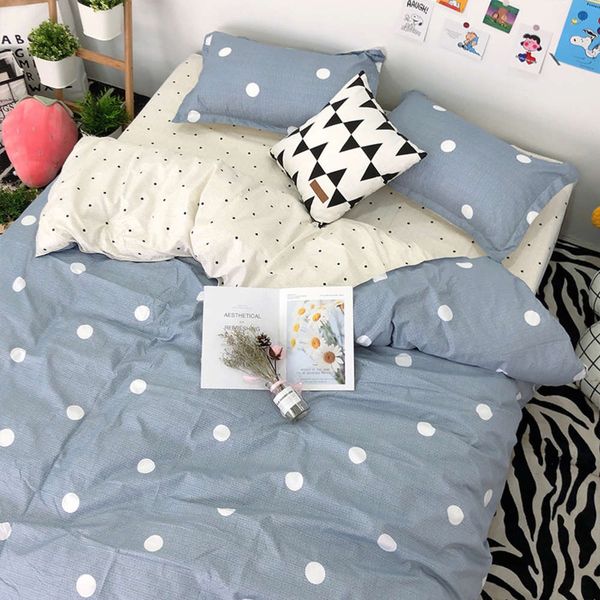 simple nordic style wavelet point quilt set, 4-piece sheet set, 3-piece neutral dormitory for male and female students
simple nordic style wavelet point quilt set, 4-piece sheet set, 3-piece neutral dormitory for male and female students
