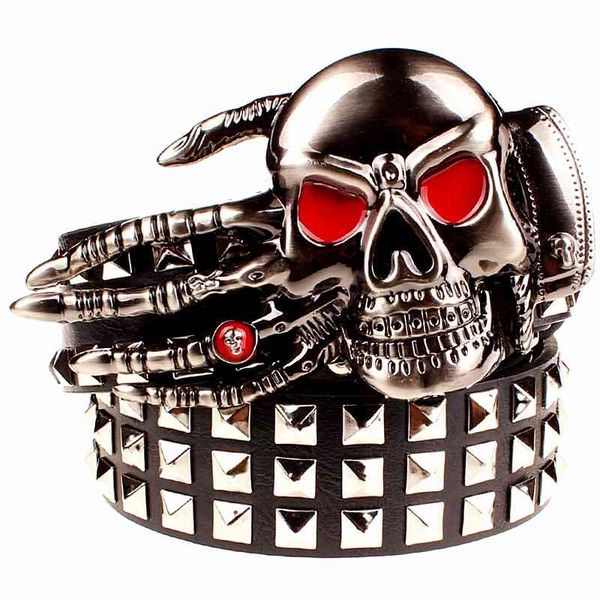 2021 low price wholesale fashion men's punk rock skull head ghost claw heavy metal wide s hip hop big rivet belt women gift 3qvb, Black;brown
2021 low price wholesale fashion men's punk rock skull head ghost claw heavy metal wide s hip hop big rivet belt women gift 3qvb, Black;brown
