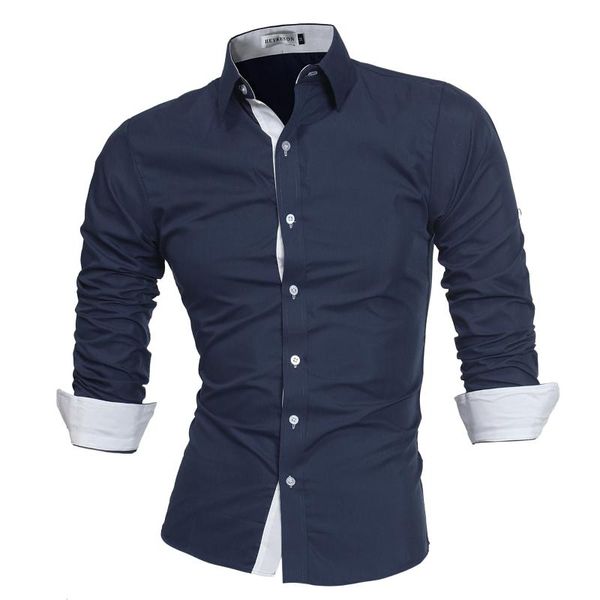 men's casual shirts solid color long sleeve business shirt men turn down collar short slim fashion, White;black
men's casual shirts solid color long sleeve business shirt men turn down collar short slim fashion, White;black