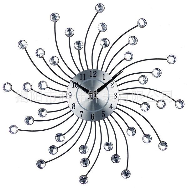 wall clocks european-style fashion creative clock crystal silver iron art cool decoration living room bedroom
wall clocks european-style fashion creative clock crystal silver iron art cool decoration living room bedroom