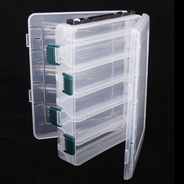 fishing accessories transparent visible 20*17*4.7cm 10 compartments plastic lure tackle box double sided high strength with drain hole
fishing accessories transparent visible 20*17*4.7cm 10 compartments plastic lure tackle box double sided high strength with drain hole