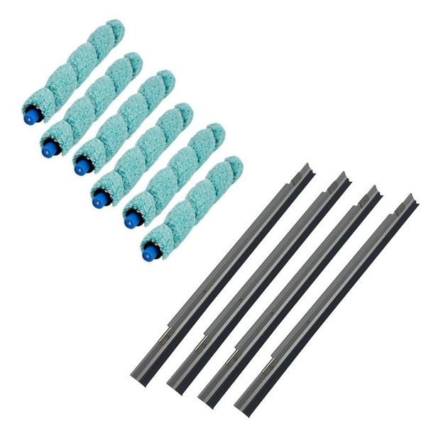 pcs robot vacuum cleaner parts: 6 floor washing robotic main brush & 4 scraper wiper cleaners
pcs robot vacuum cleaner parts: 6 floor washing robotic main brush & 4 scraper wiper cleaners