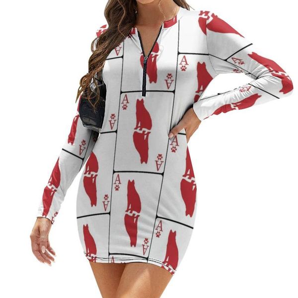 casual dresses siberian husky dress long sleeve retro polyester bodycon women pattern autumn tight one-piece, Black;gray
casual dresses siberian husky dress long sleeve retro polyester bodycon women pattern autumn tight one-piece, Black;gray