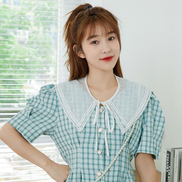bow ties style women lace hollow embroidery fake collar shawl summer dress doll detachable shirt false, Black;gray
bow ties style women lace hollow embroidery fake collar shawl summer dress doll detachable shirt false, Black;gray