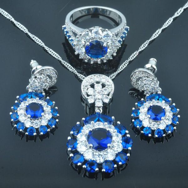 earrings & necklace noble blue zirconia women's silver plated wedding jewelry sets earrings/pendant/necklace/rings qz085
earrings & necklace noble blue zirconia women's silver plated wedding jewelry sets earrings/pendant/necklace/rings qz085