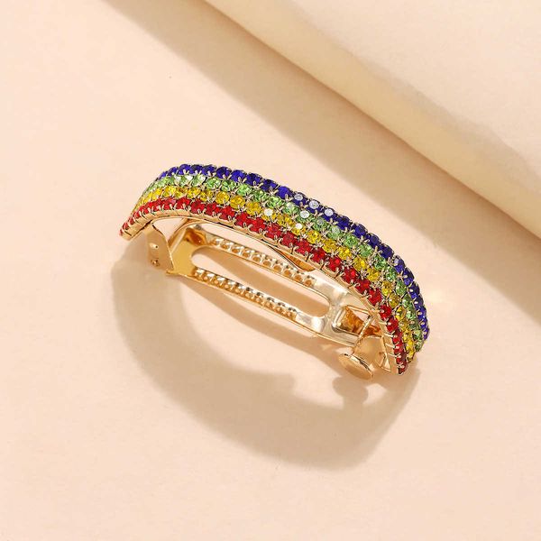 horsetail hairpin rainbow rhinestone hairpin exquisite spring clip headdress clip jewelry gripping, Golden;silver
horsetail hairpin rainbow rhinestone hairpin exquisite spring clip headdress clip jewelry gripping, Golden;silver
