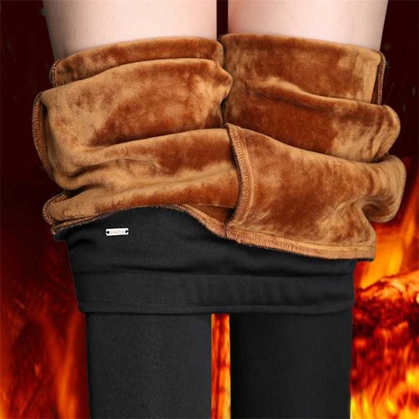 svokor lady casual winter leggings velvet warm high waist pants women snow slimming s~2xl 211218, Black
svokor lady casual winter leggings velvet warm high waist pants women snow slimming s~2xl 211218, Black