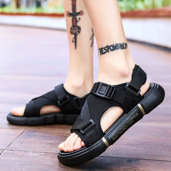 men's vietnam sandals summer soft bottom sandals light beach trend student sandals flat slippers, Black
men's vietnam sandals summer soft bottom sandals light beach trend student sandals flat slippers, Black