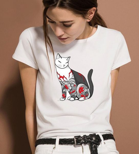 women's t-shirt shirts for women 2021 fashion printing personality cat summer thin white shirt female clothing
women's t-shirt shirts for women 2021 fashion printing personality cat summer thin white shirt female clothing
