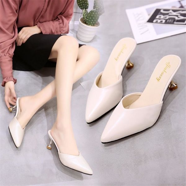 womens shoes summer new korean version of the word baotou pointed shallow mouth stiletto high heel sandals1, Black
womens shoes summer new korean version of the word baotou pointed shallow mouth stiletto high heel sandals1, Black