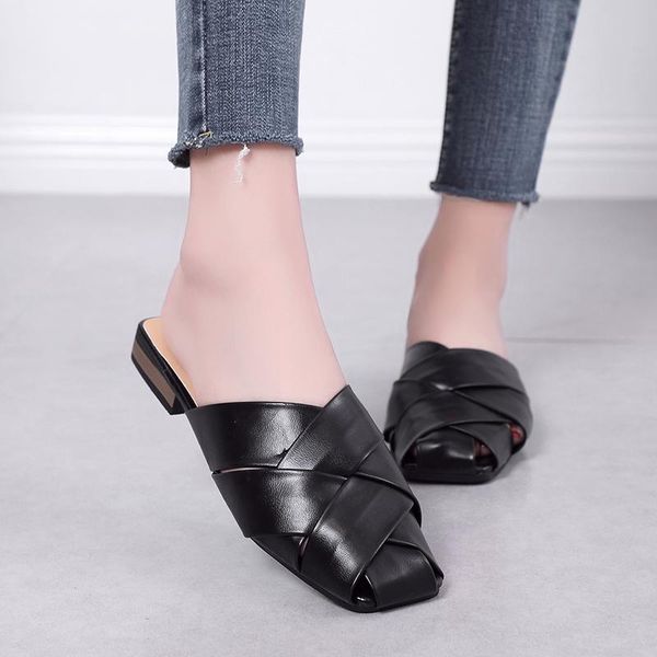 slippers summer flat heels half female ladies mules retro shoes for women woman cross tie hollow plus size beach, Black
slippers summer flat heels half female ladies mules retro shoes for women woman cross tie hollow plus size beach, Black