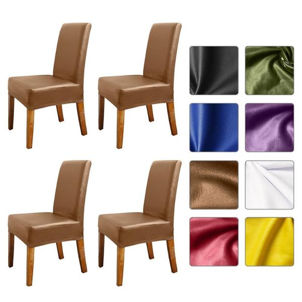 chair covers stretch solid pu leather waterproof dining cover slipcover removable washable short protector seat 4pcs
chair covers stretch solid pu leather waterproof dining cover slipcover removable washable short protector seat 4pcs