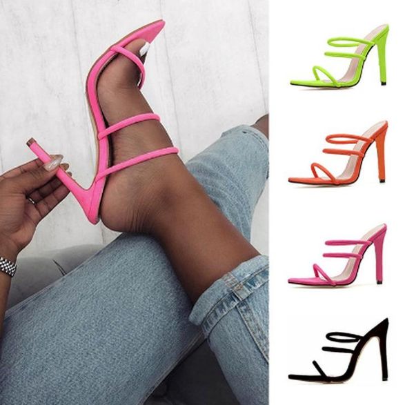 sandals fashion slippers leather outdoor thin high heel shoes woman slides women summer sandalias mujer sapato feminino sa0215, Black
sandals fashion slippers leather outdoor thin high heel shoes woman slides women summer sandalias mujer sapato feminino sa0215, Black