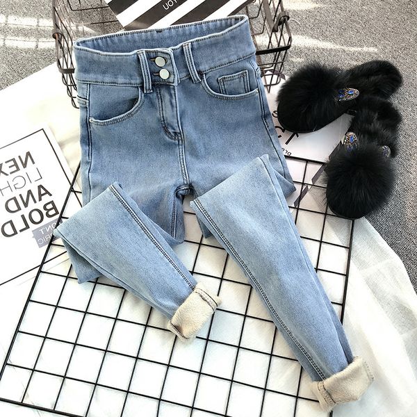 kog534 light blue fashion high waist light blue thickening and jeans bootcut tide female new winter cotton trousers light color an
kog534 light blue fashion high waist light blue thickening and jeans bootcut tide female new winter cotton trousers light color an