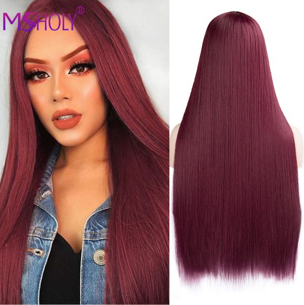 red wig long straight hair wigs synthetic burgundy pink ombre 613 blonde wigs for women cosplay natural heat resistant msholy, Black
red wig long straight hair wigs synthetic burgundy pink ombre 613 blonde wigs for women cosplay natural heat resistant msholy, Black