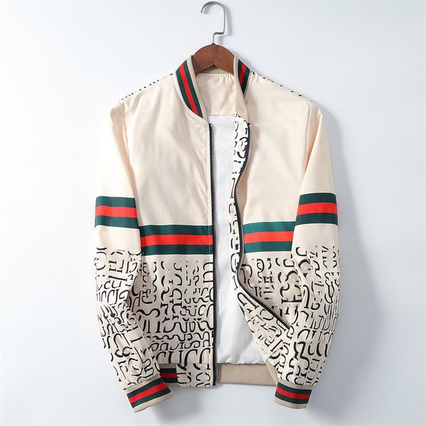 2021 fashion designer classic letter printing zipper jacket for men striped slim pocket mens windbreakers jackets casual baseball men's, Black;brown
2021 fashion designer classic letter printing zipper jacket for men striped slim pocket mens windbreakers jackets casual baseball men's, Black;brown