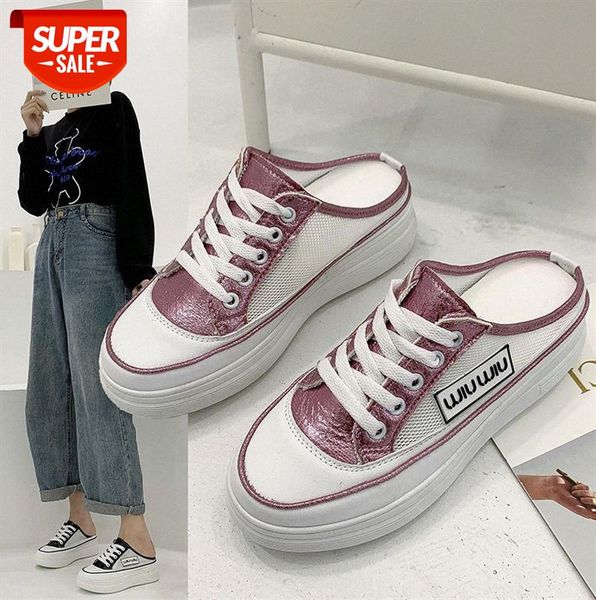 baotou slippers women fashion outer wear without heel heightening platform shoes mesh breathable sandals #8n39, Black
baotou slippers women fashion outer wear without heel heightening platform shoes mesh breathable sandals #8n39, Black