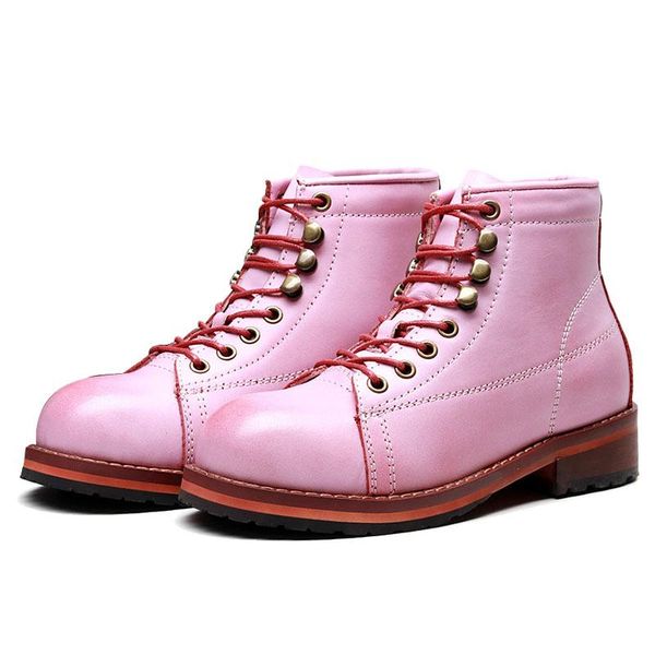 boots high-quality ankle women korean personality first layer cowhide high-round toe thick bottom all-match casual, Black
boots high-quality ankle women korean personality first layer cowhide high-round toe thick bottom all-match casual, Black