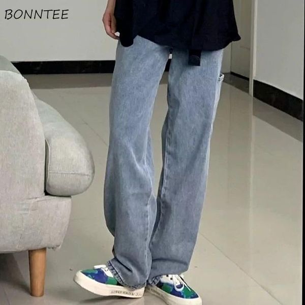 women's jeans women spring summer causal chic full length students korean style washed high street all-match female wide leg, Blue
women's jeans women spring summer causal chic full length students korean style washed high street all-match female wide leg, Blue