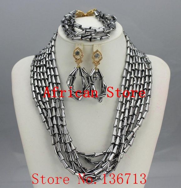 earrings & necklace purple nigerian wedding african beads jewelry set crystal costume sd806-4, Silver
earrings & necklace purple nigerian wedding african beads jewelry set crystal costume sd806-4, Silver