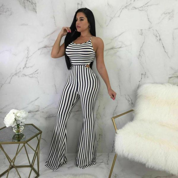 women's jumpsuits & rompers ly trendy stripe print jumpsuit v-neck club party sleeveless backless 2021 white summer trousers lady, Black;white
women's jumpsuits & rompers ly trendy stripe print jumpsuit v-neck club party sleeveless backless 2021 white summer trousers lady, Black;white