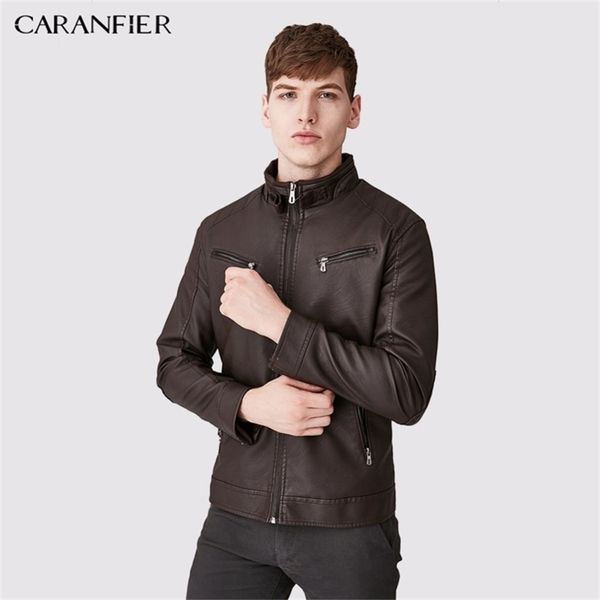 caranfier men casual leather jacket zippers windproof male leather coat motorcycle rider businessmen style m~3xl 211118, Black
caranfier men casual leather jacket zippers windproof male leather coat motorcycle rider businessmen style m~3xl 211118, Black