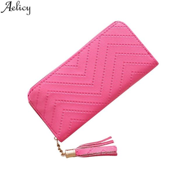 wallets aelicy ladies fashion trend solid color long tassel leather card case wallet modern personality style, Red;black
wallets aelicy ladies fashion trend solid color long tassel leather card case wallet modern personality style, Red;black