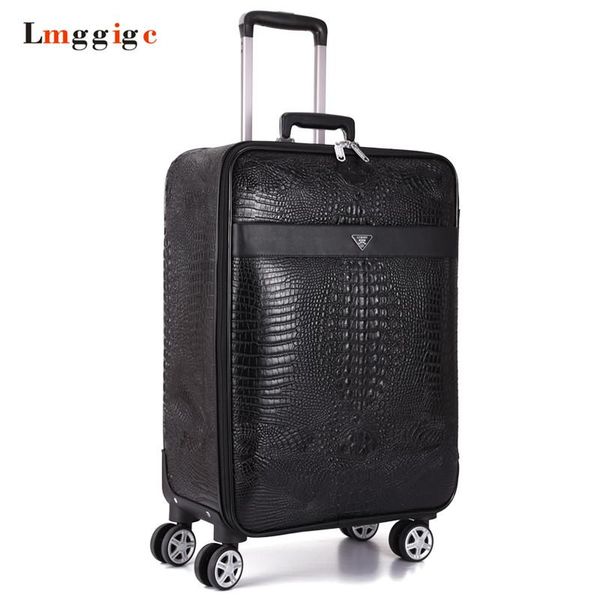 suitcases crocodile pattern pu leather travel luggage case wheel suitcase box rolling trolley bag
suitcases crocodile pattern pu leather travel luggage case wheel suitcase box rolling trolley bag