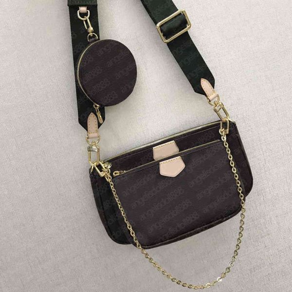 5a+designers multi 3 pieces womens pochette purses shoulder composite chains bags zipper coin purse mahjong classic letters print t1th
5a+designers multi 3 pieces womens pochette purses shoulder composite chains bags zipper coin purse mahjong classic letters print t1th