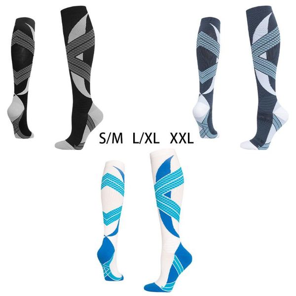 men's socks compression running sports men women knee high for varicose veins, Black
men's socks compression running sports men women knee high for varicose veins, Black