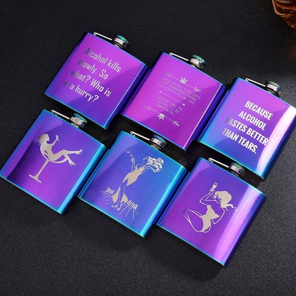 hip flasks 6 oz colorful stainless steel lady's wine bottle flask fashion creativity english
hip flasks 6 oz colorful stainless steel lady's wine bottle flask fashion creativity english