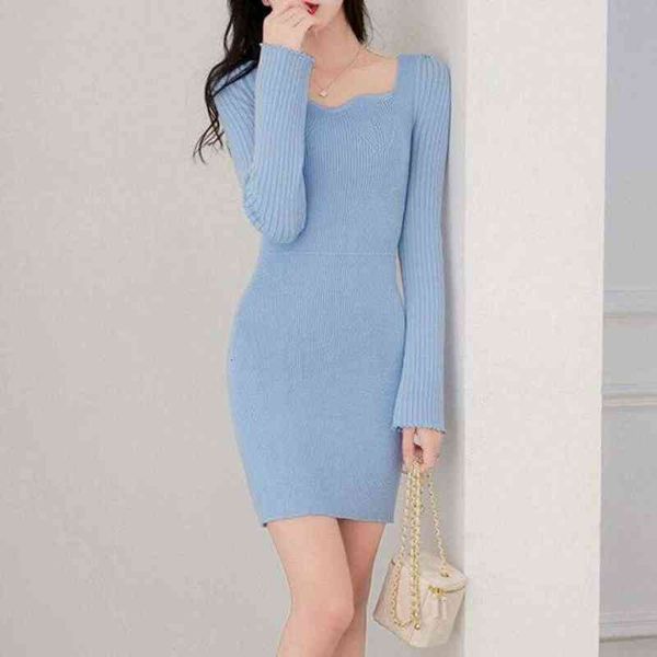 casual dresses fashion celebrity style square neck knitted dresses 2022 spring women's temperament long sleeve sweater skirt, Black;gray
casual dresses fashion celebrity style square neck knitted dresses 2022 spring women's temperament long sleeve sweater skirt, Black;gray