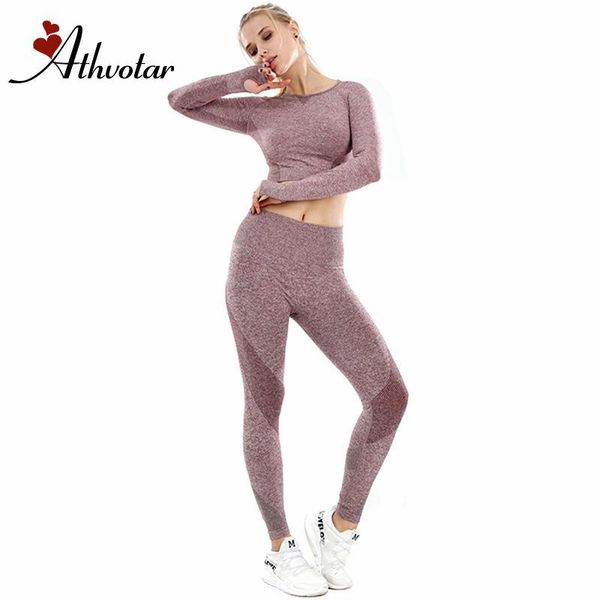 yoga outfits athvotar women gym wear seamless set quick drying tights and long sleeve crop running fitness, White;red
yoga outfits athvotar women gym wear seamless set quick drying tights and long sleeve crop running fitness, White;red