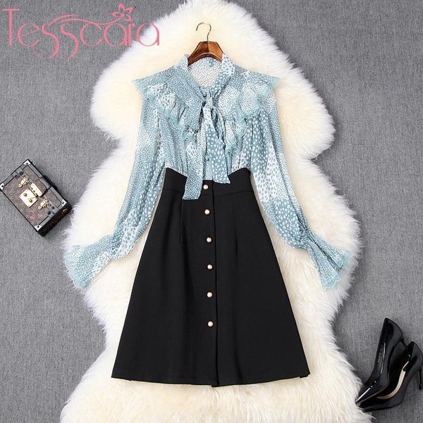 casual dresses tesscara women runway designer elegant ruffle dress shirt office cocktail party robe femme vintage short vestido, Black;gray
casual dresses tesscara women runway designer elegant ruffle dress shirt office cocktail party robe femme vintage short vestido, Black;gray