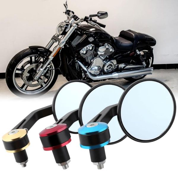 motorcycle mirrors 1 pair universal 7/8" round handlebar bar end rear view scooter sidemirror
motorcycle mirrors 1 pair universal 7/8" round handlebar bar end rear view scooter sidemirror