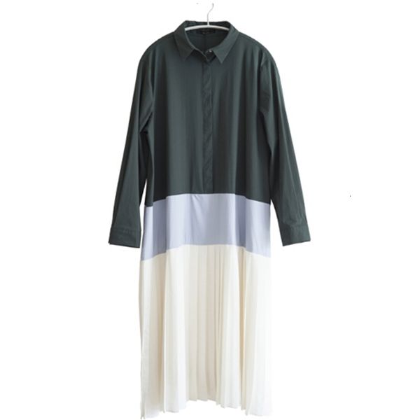 a line sleeve long vintage women shirt es loose stitching pleated summer plus size, Black;gray
a line sleeve long vintage women shirt es loose stitching pleated summer plus size, Black;gray