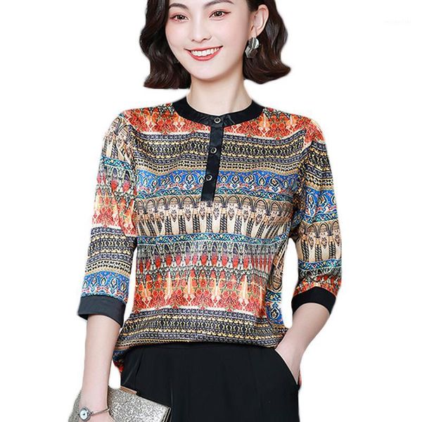 women's blouses & shirts plus size 4xl 2021 european style summer women soft blouse print chiffon short sleeve lady silk elegant blusa, White
women's blouses & shirts plus size 4xl 2021 european style summer women soft blouse print chiffon short sleeve lady silk elegant blusa, White