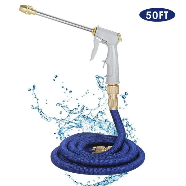 kkmoon expandable garden hose flexible water with high pressure spray nozzle for watering washing equipments
kkmoon expandable garden hose flexible water with high pressure spray nozzle for watering washing equipments