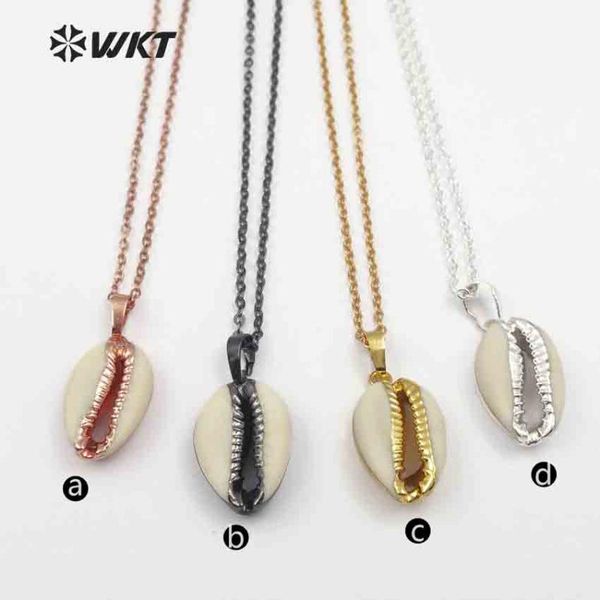 pendant necklaces wt-jn045 wkt natural raw cowrie shell in rose gold, gun black, gold electroplated bohe necklace gift, Silver
pendant necklaces wt-jn045 wkt natural raw cowrie shell in rose gold, gun black, gold electroplated bohe necklace gift, Silver
