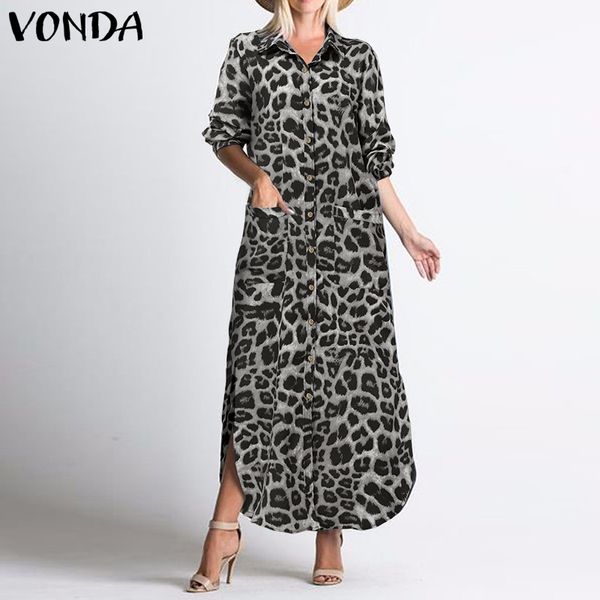 women's blouses & shirts 5xl turn down dress vintage leopard printed women asymmetrical sundress vonda 2021 casual long sleeve max, White
women's blouses & shirts 5xl turn down dress vintage leopard printed women asymmetrical sundress vonda 2021 casual long sleeve max, White