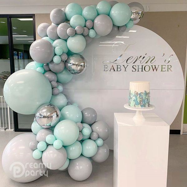 105pcs pastel balloons garland arch kit 4d sliver macaron gray green blue birthday wedding baby shower anniversary party decor
105pcs pastel balloons garland arch kit 4d sliver macaron gray green blue birthday wedding baby shower anniversary party decor