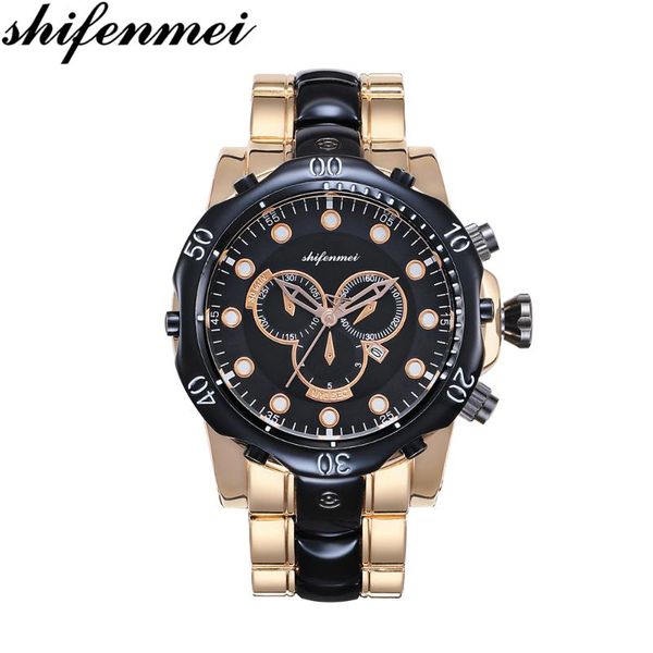wristwatches shifenmei watch men military army sports casual waterproof mens watches quartz stainless steel wristwatch 1072, Slivery;brown
wristwatches shifenmei watch men military army sports casual waterproof mens watches quartz stainless steel wristwatch 1072, Slivery;brown