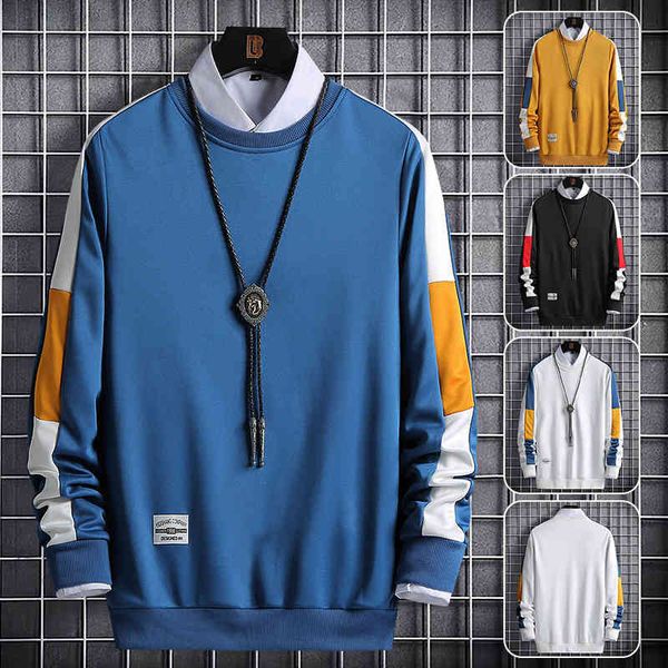 2021 autumn and winter new korean round neck long sve sweater men's brand bottomed shirt fashion top, Black
2021 autumn and winter new korean round neck long sve sweater men's brand bottomed shirt fashion top, Black