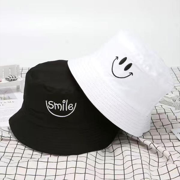 double sided smile bucket hats for women summer casual cotton sunscreen panama hat sunbonnet outdoor fisherman beach cap, Blue;gray
double sided smile bucket hats for women summer casual cotton sunscreen panama hat sunbonnet outdoor fisherman beach cap, Blue;gray