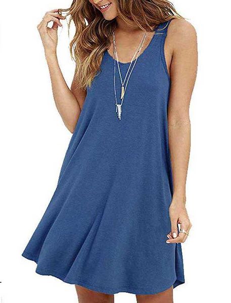 casual dresses women's solid color round neck sleeveless big hem loose xl super vest dress 2021 summer beach mini sundress vestido, Black;gray
casual dresses women's solid color round neck sleeveless big hem loose xl super vest dress 2021 summer beach mini sundress vestido, Black;gray
