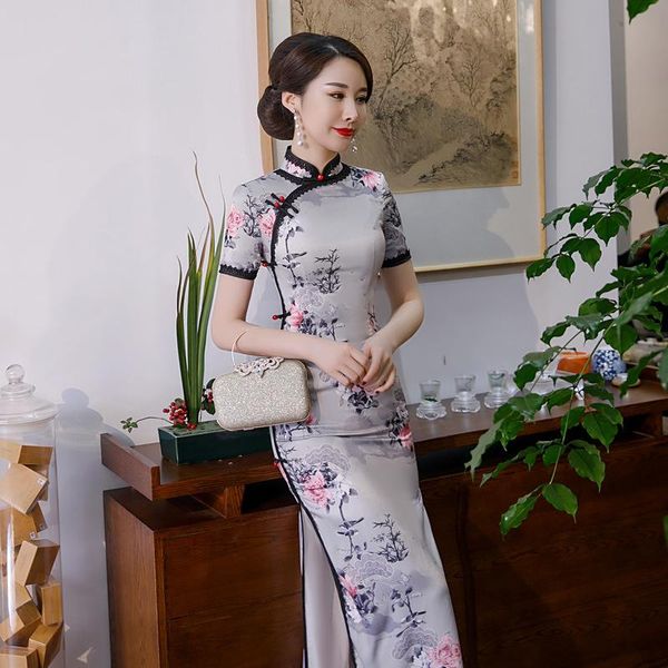 ethnic clothing party cheongsam oriental evening dress chinese traditional style women elegant qipao long robe retro vestido -4xl, Red
ethnic clothing party cheongsam oriental evening dress chinese traditional style women elegant qipao long robe retro vestido -4xl, Red